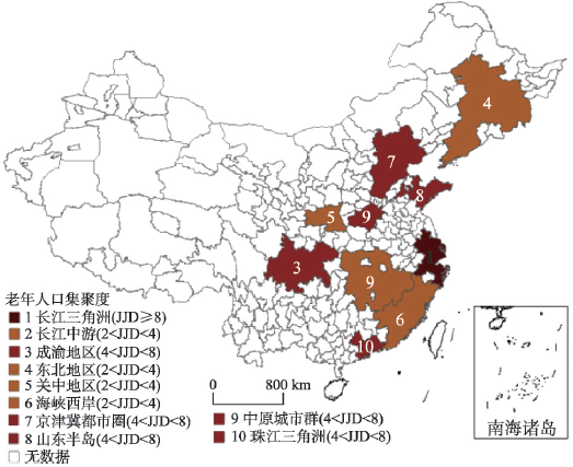 中国人口分布_老年人口的分布