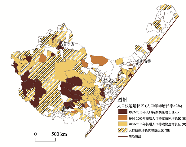 "胡焕庸线"的稳定性及其两侧人口集疏模式差异