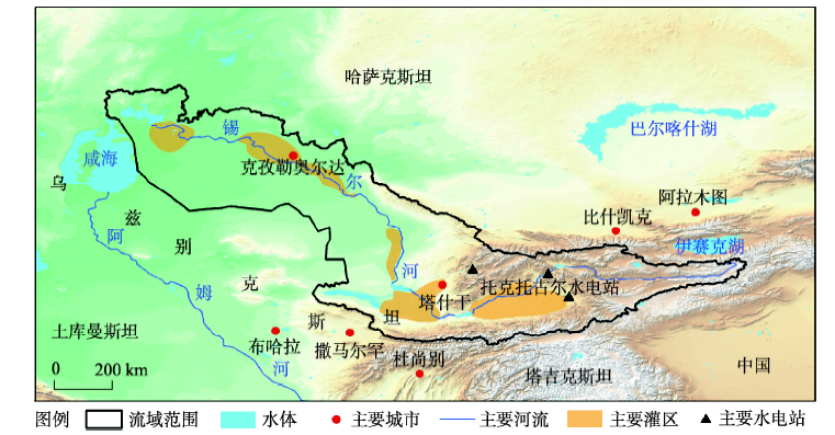 基于"水—能源—食物—生态"纽带因果关系和贝叶斯网络的锡尔河流域用